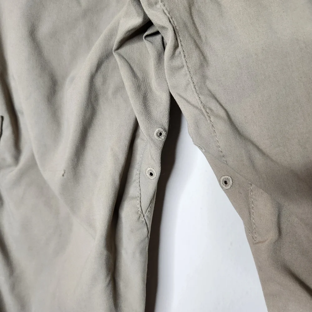 Prana Mens Small X 32 Length Khaki Tan Pants Zion Stretch Hiking